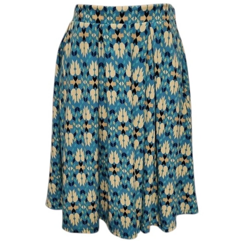 LuLaRoe "Simply Comfortable" Geometric Print Skirt – Size M